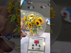 Профессиональный 1440 DPI УФ чернила плоский принтер / УФ плоский печатный станок с линейным руководством THK